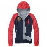 polo paris ralph lauren veste hoodie pas cher hommes 2013 zip italie sapphire red